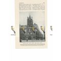 Trinity Street, Cambridge, Book Illustration, c...