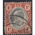 Transvaal South Africa 1905 KEV11 1/-d Black & ...