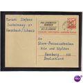 1959 SWITZERLAND PREPAID POSTCARD 25C RORSCHBAC...
