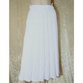 Vintage 1970 White Knit Tennis Style Skirt Size 10