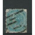 india stamp sg71 blue green used