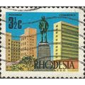 RHODESIA, Commerce, Rhodes, blue 1970, 3½c, #4