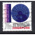 Singapore 1975 National Day 75c value, used, SG...
