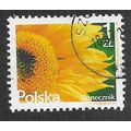 POL 2015 1zt 'FLOWERS- SUNFLOWER' FINE USED (EB...