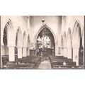Kimpton, Hertfordshire - Interior of church - local postcard 1928 pmk