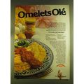 1980 Old El Paso Taco Sauce Ad - Incredible Omelet