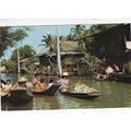 Klong Bangkok Thailand Postcard used VGC