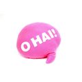 28 cm Throwboy Cushion Designer OHAI! Bright Pi...
