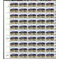 Wyoming Sheet of Fifty 25 Cent Postage Stamps S...