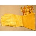 Western Fringed Deerskin Gloves Gauntlet Style ...