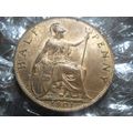 1901 Victoria Veiled Head half-penny.