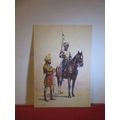 MYSORE TRANSPORT CORPS & LANCERS, by A C Lovett postcard National Army Museum =