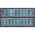 BULK STOCK.4p Greenish Blue x 10.Type Unchecked...