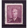 CANADA 1949 3c PURPLE SG 416 FINE USED #2