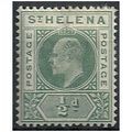St Helena 1902 SG53 1/2d Green Mounted Mint...