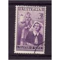 AUSTRALIA 1955 SG 287 3 1/2d NURSING FINE USED #1