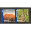 AUS 2005 U/M $1.80 (SE~TE PAIR) 'WORLD HERITAGE...