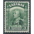 Sarawak 1945 SG128 3c Green Very FIne Used .. ..