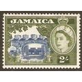 Jamaica 1958 2/- Grey Blue & Bronze Green Unmou...