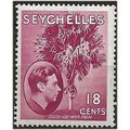Seychelles 1941 SG139c 18c Carmine-Lake Mounted...
