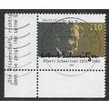 GER 2000 110pf 'ALBERT SCHWEITZER' (CORNER MARG...