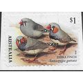 AUS 2018 $1.00 (S/A) 'BIRDS -FINCHES -ZEBRA' ON...