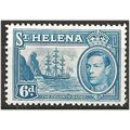 St Helena 1938 SG136 6d Light Blue Mounted Mint...