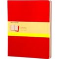 Moleskine Classic Notebook - Extra Large - Blank - Red - Set 3