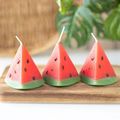 Watermelon Shaped Candles, Set of 3