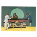 HARRY'S BAR by Makoto Komori unused vintage pos...