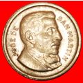 SAN MARTIN (1778-1850): ARGENTINA ★ 50 CENTAVOS...