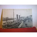 STEAM SHIP, BOULOGNE-SUR-MER used antique postc...