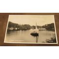 Real photographic postcard - Sailing @ Salhouse...