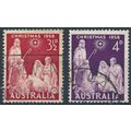 Christmas - Australia 1958 - F H - SG 306/7 (B)