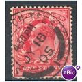 GB stamps 1902-10 KEV11 - 1d SG219 Stockton On ...