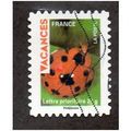 FRA 2009 (56c) 'VACANCES - LADYBIRD' FINE USED ...