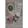 Valentines PPC A Bright & Happy Birthday Dog Ro...