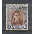 NewZealand.SG687 1s 3d King George VI (Red-Brow...