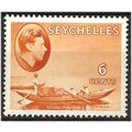 Seychelles 1938 SG137 6c Orange Mounted Mint .....
