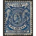 British East Africa 1896 SG68 2 1/2a Deep Blue ...