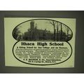 1908 Ithaca High School Ad - A Fitting School