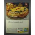 1966 Kraft American Slices Ad - High Noon All's...
