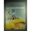 1970 Breck Fresh Hair Instant Shampoo Ad - Keep...