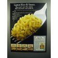 1984 Lipton Rice & Sauce Ad - Can't See The Sauce