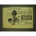 1955 Velocette L.E. Motorcycle Ad - Arrive on time