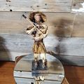 Paper Mache Mexican Folk Art - Peasant Farmer