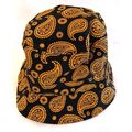 KBEthos Black & Gold Cotton Bucket Fisherman Ha...