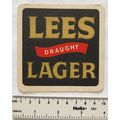 Beer Mat - Lees Draught Lager