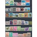 53 Stamp Selection - Bolivia - Used Hinged