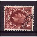 GREAT BRITAIN 1934 1 1/2d RED BROWN WMK SIDEWAY...